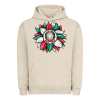 Pigment French Oak sunflower i̇talian flag Urban Hoodie - JahusDesignShop