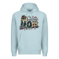 Blue Mist best dog mom ever Premium Hoodie - SublimationCraftShop