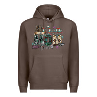 Coffee best dog mom ever Premium Hoodie - SublimationCraftShop