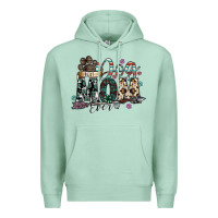 Seafoam best dog mom ever Premium Hoodie - SublimationCraftShop
