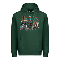 Sports Green best dog mom ever Premium Hoodie - SublimationCraftShop
