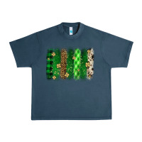 Midnight Navy St. Patrick's Day brushstroke Urban Heavy Tee - OliviaCreatesArt