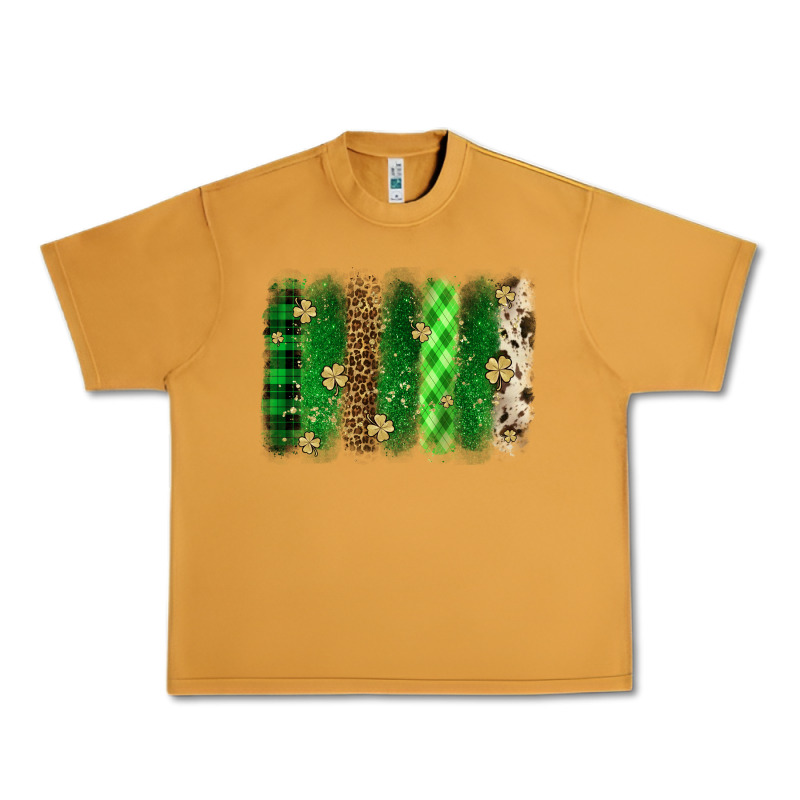 St. Patrick's Day Brushstroke Urban Heavy Tee by OliviaCreatesArt | Teevron