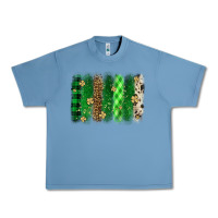Pebble Blue St. Patrick's Day brushstroke Urban Heavy Tee - OliviaCreatesArt