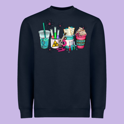 Science Teacher Coffee Cups Heavyweight Sweatshirt Designed By Adodesignshop