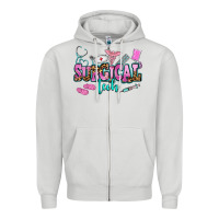 Dove Grey surgical tech Zipper Hoodie - AdoDesignShop