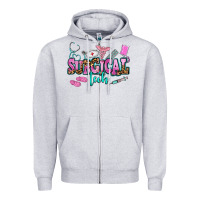 Heather Grey surgical tech Zipper Hoodie - AdoDesignShop