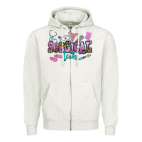 Oatmeal Heather surgical tech Zipper Hoodie - AdoDesignShop