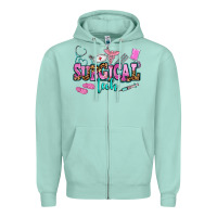 Seafoam surgical tech Zipper Hoodie - AdoDesignShop