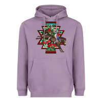Lavender aztec rodeo christmas Heavyweight Hoodie - AdoDesignShop