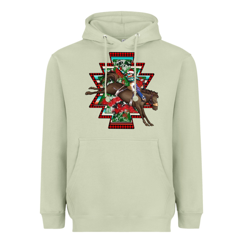 Aztec Rodeo Christmas Heavyweight Hoodie by AdoDesignShop | Teevron