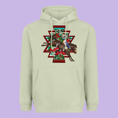 Aztec Rodeo Christmas Heavyweight Hoodie Designed By Adodesignshop