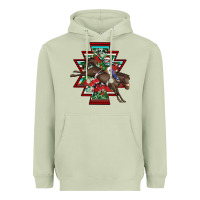 Matcha aztec rodeo christmas Heavyweight Hoodie - AdoDesignShop