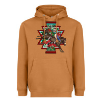 Meerkat aztec rodeo christmas Heavyweight Hoodie - AdoDesignShop