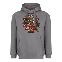 Storm aztec rodeo christmas Heavyweight Hoodie - AdoDesignShop