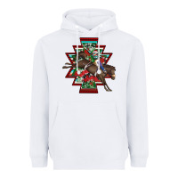 White aztec rodeo christmas Heavyweight Hoodie - AdoDesignShop
