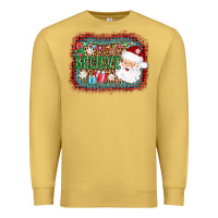 Antique Gold believe santa Premium Sweatshirt - AdoDesignShop