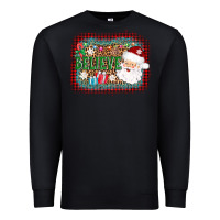 Black believe santa Premium Sweatshirt - AdoDesignShop
