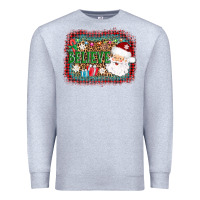 Heather Grey believe santa Premium Sweatshirt - AdoDesignShop