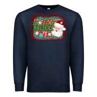 Navy believe santa Premium Sweatshirt - AdoDesignShop