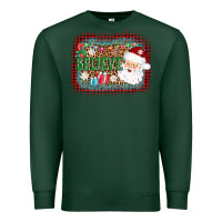 Sports Green believe santa Premium Sweatshirt - AdoDesignShop