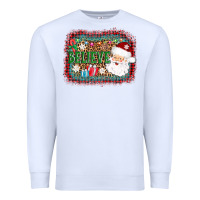 White believe santa Premium Sweatshirt - AdoDesignShop