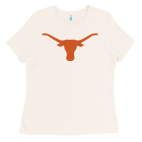 Bone Texas Longhorns Vintage Hoodie Ladies Tee - linhVisuals