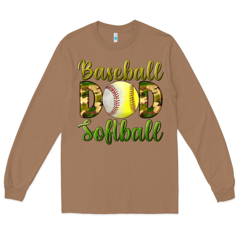 Baseball Dad Softball Long Sleeve Tee by BundleAndBundleShop | Teevron