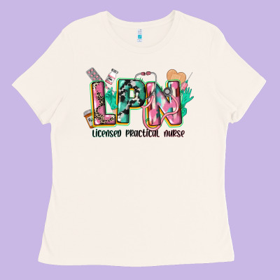 Licensed Practical Nurse Ladies Tee Designed By Cowgirlartshop