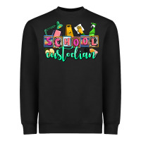 Black school custodian Heavyweight Sweatshirt - AdoDesignShop