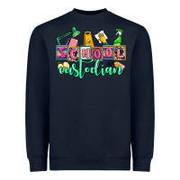 Navy school custodian Heavyweight Sweatshirt - AdoDesignShop