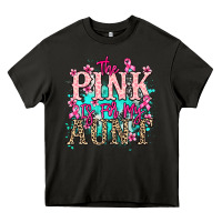 Asphalt The pink is for my Aunt Cancer Awareness Heavy Core Tee - HowdyJamesFarm