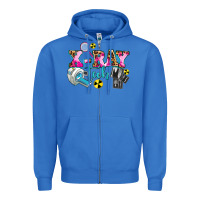 True Royal x ray tech Zipper Hoodie - AdoDesignShop
