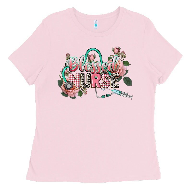 Blessed Nurse Ladies Tee by CowGirlArtShop | Teevron
