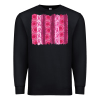 Black breast cancer brushstroke Premium Sweatshirt - AdoDesignShop