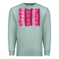 Seafoam breast cancer brushstroke Premium Sweatshirt - AdoDesignShop