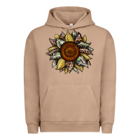 Pigment Burro sunflower camouflage and leopard 2 Urban Hoodie - JahusDesignShop