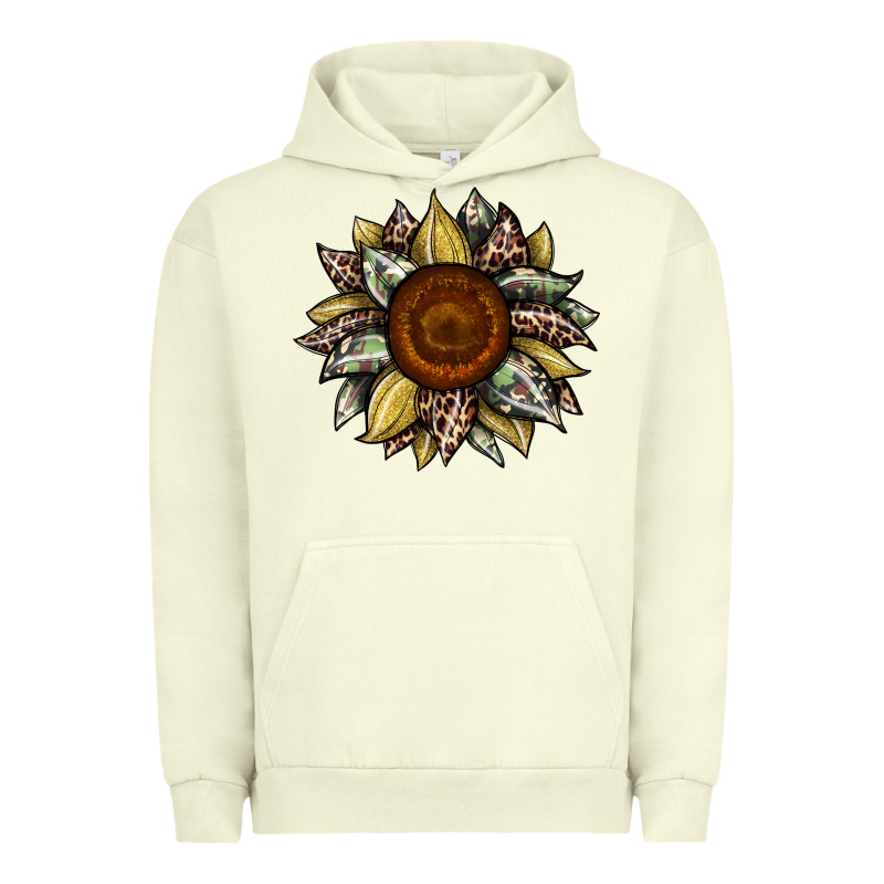 Sunflower Camouflage And Leopard 2 Urban Hoodie by JahusDesignShop | Teevron