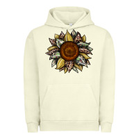 Pigment Pistachio sunflower camouflage and leopard 2 Urban Hoodie - JahusDesignShop