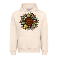 Sandshell sunflower camouflage and leopard 2 Urban Hoodie - JahusDesignShop