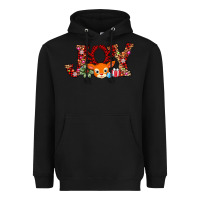 Black joy reindeer Heavyweight Hoodie - AdoDesignShop