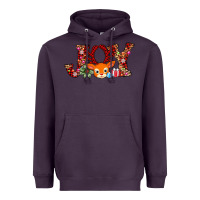 Plum joy reindeer Heavyweight Hoodie - AdoDesignShop