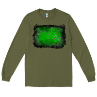 Army Green halloween background Long Sleeve Tee - RanaPortraitStore
