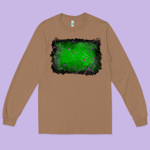 Halloween Background Long Sleeve Tee Designed By Ranaportraitstore