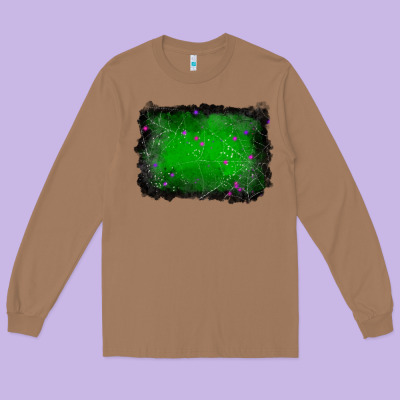 Halloween Background Long Sleeve Tee Designed By Ranaportraitstore