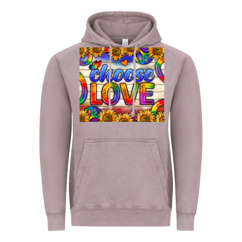 Western Choose Love Tumbler Vintage Hoodie by BundleAndBundleShop | Teevron