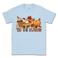 Dusty Blue tis the season Classic Tee - CowGirlArtShop