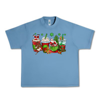 Pebble Blue christmas santa claus coffee cups Urban Heavy Tee - OliviaCreatesArt
