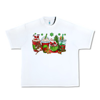 White christmas santa claus coffee cups Urban Heavy Tee - OliviaCreatesArt