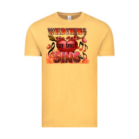 Vintage Mustard Valentine's Day wild thing you make my heart sing Vintage Tee - FaDigitalArtStudio